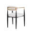 Chaises de salle à manger rembourrées à dossier bas Nayalis-1979668548-1981727263