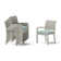 Ehrenfried Powder Coated Aluminum Outdoor Stacking Dining Armchair with Cushion