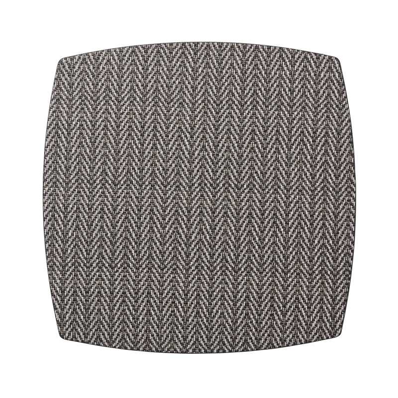 Twill Placemat, Black/White