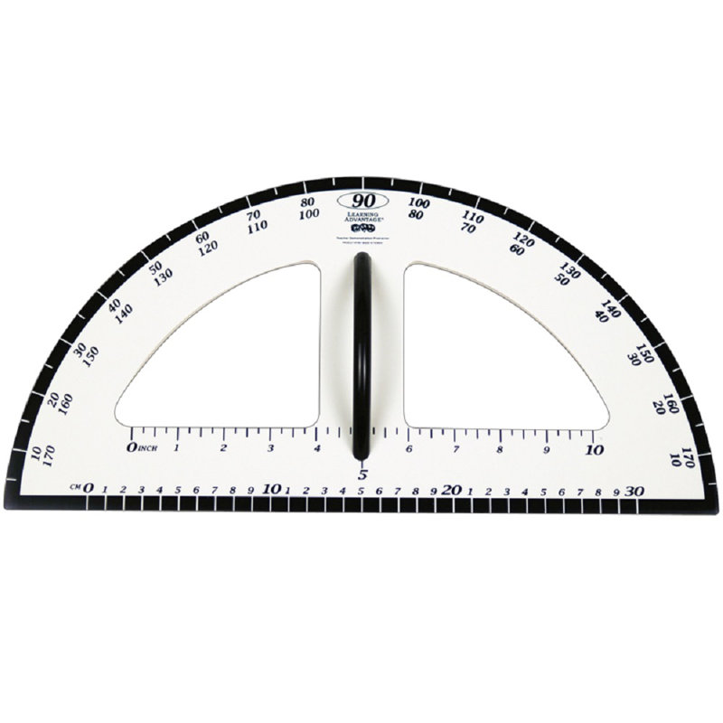 Dry Erase Magnetic Protractor Ruler