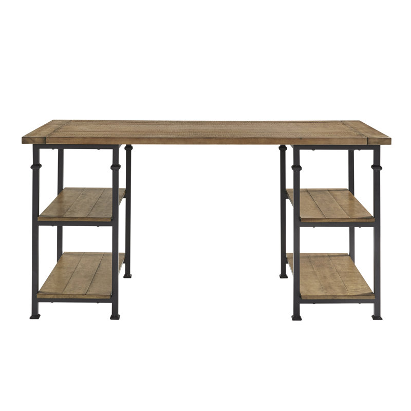 Table de bureau vintage 1 pièce avec 4 tablettes ouvertes