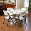 Lifetime 48-Inch Round Fold-In-Half Table