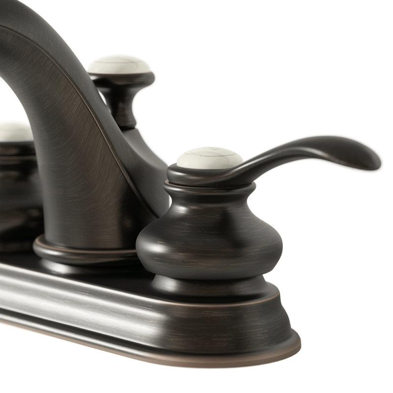 Fairfax Centerset Bathroom Faucet with Drain Assembly, Oil-Rubbed Bronze