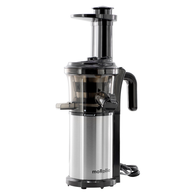 Extracteur de jus à mastication lente 200 watts moRollio pour légumes et fruits