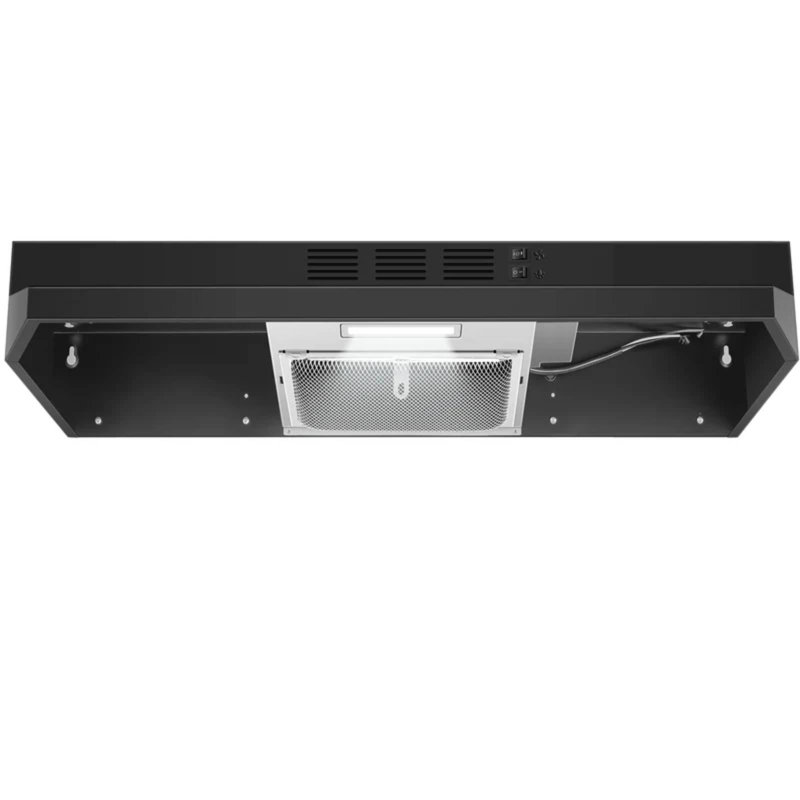 Hotte sous un meuble 24 po noir