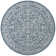 Massimo Bohemian Medallion Textured Weave Teal/Gray Indoor/Outdoor Rug
