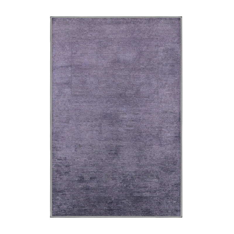 Tapis mauve abstrait Bonnetsville, Rectangle 5 pi x 8 pi