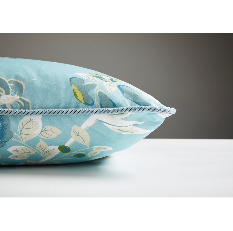 La Boheme Square Pillow Cover & Insert, Ciel