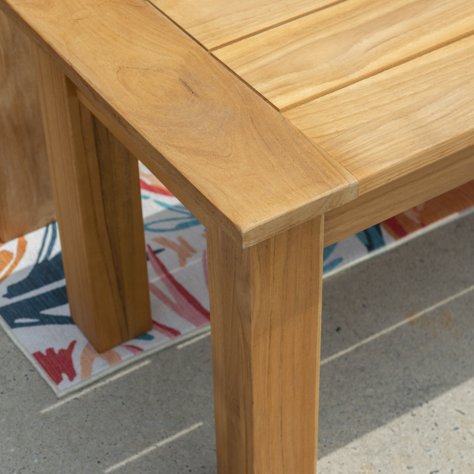 Echols 80" Teak Picnic Bench