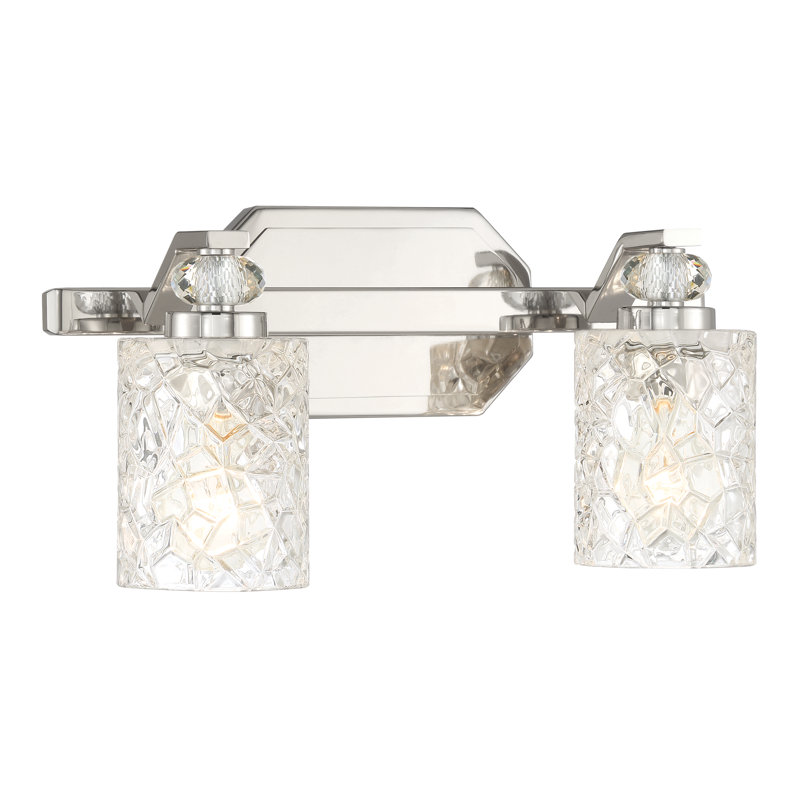 Mercer41 Akoon - 2 Light Bath Vanity In Chrome Finish