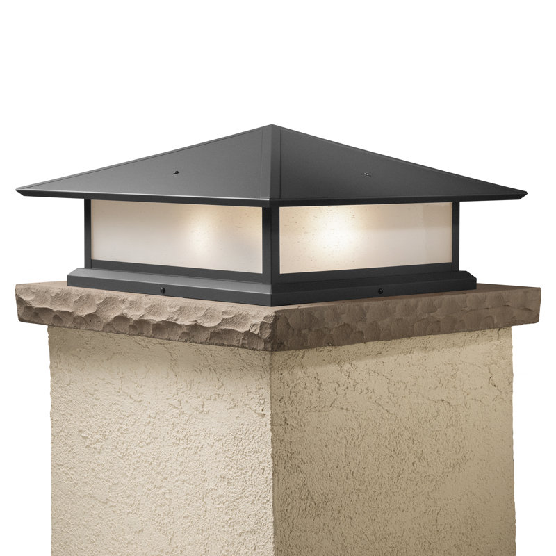 Luminaire suspendu à 1 lumière Abston, Granuleux givré, Noir texturé, H 9,5 po x l 17 po xP 17 po