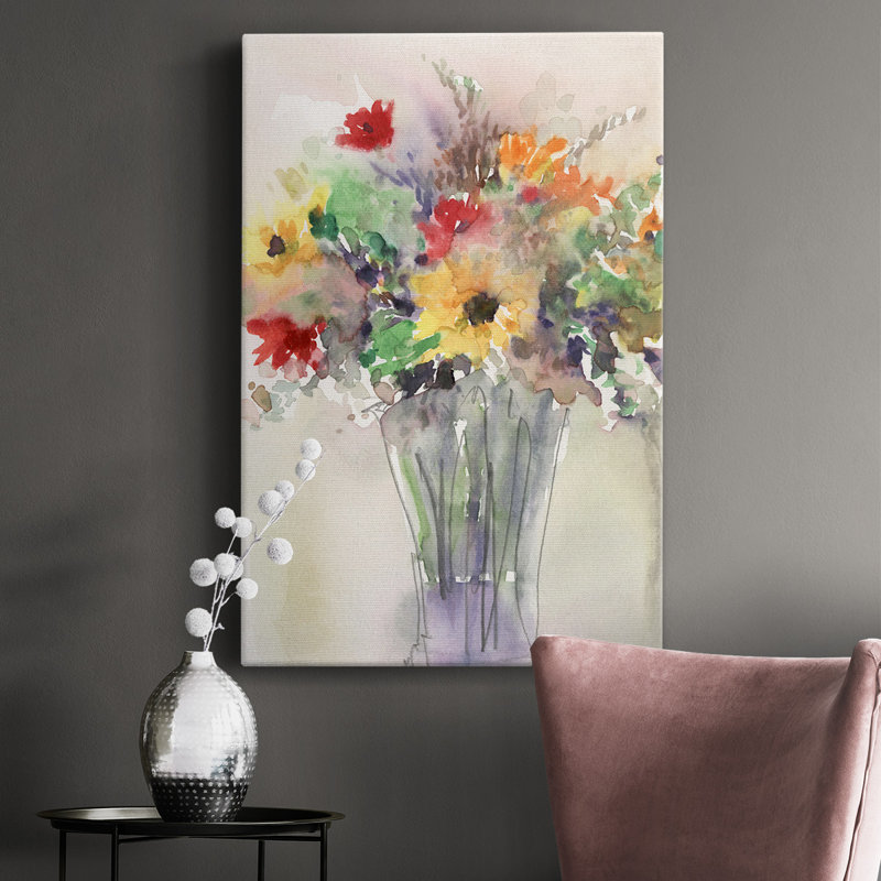 Reproduction sur toile tendue, L 16 po x H 27 po
