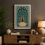 Peacock Art Deco 1 Piece Wrapped Canvas Wall Art-1501857581-1501857750
