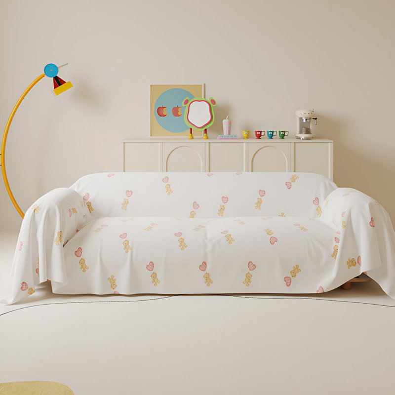 High End Four Season Universal Sofa Towel - Wrinkle Resistant, Dustproof, Anti Cat Scratch High-Density Woven Cover