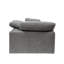 Canapé modulaire en lin avec repose-pieds Naveen