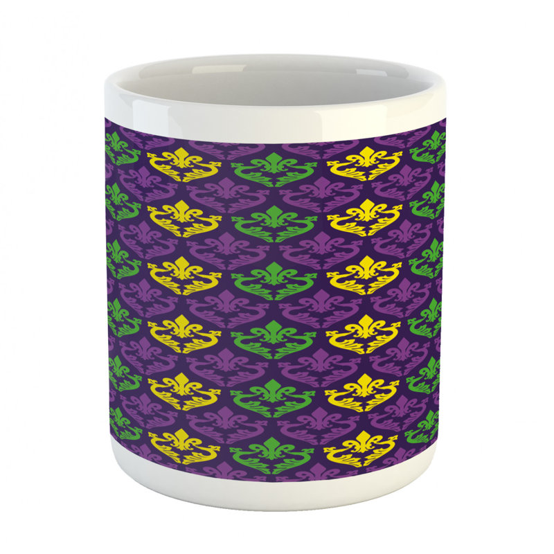 Grande tasse à café mardi gras