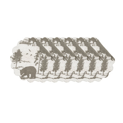 Napperon en coton 17 "Aleithia