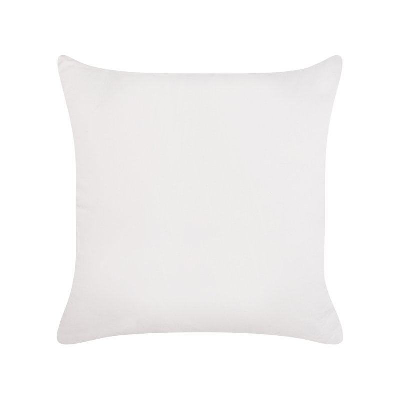 Charlo Striped White Square Cushion