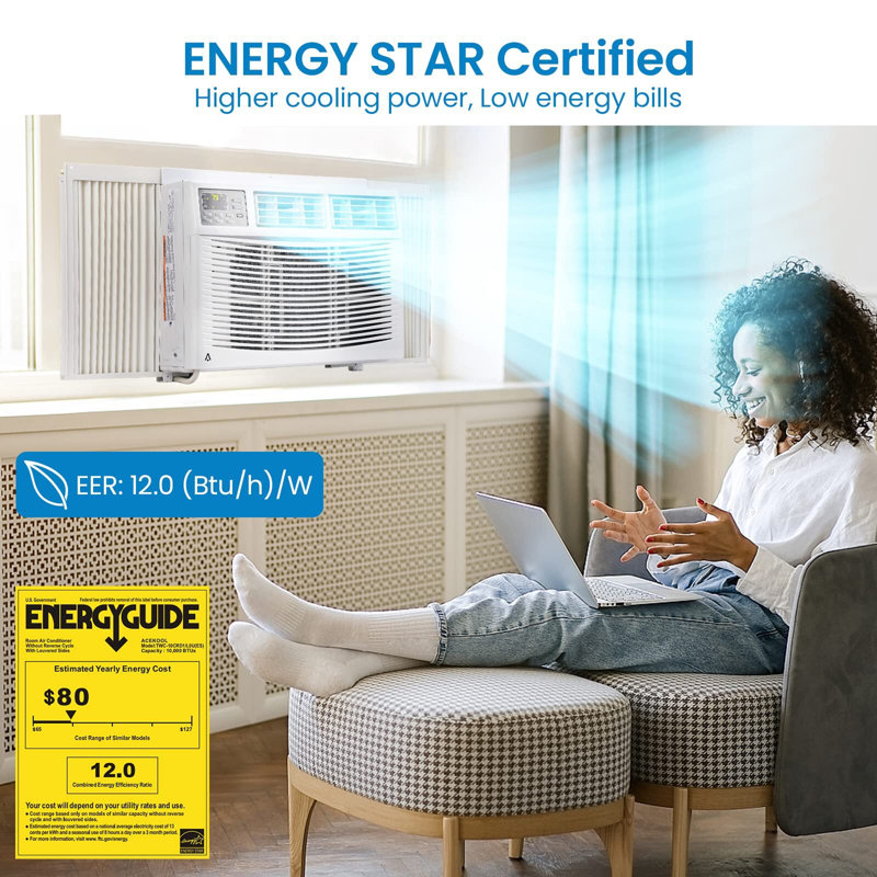 Homhougo 10000 BTU Portable Air Conditioner with Remote Included