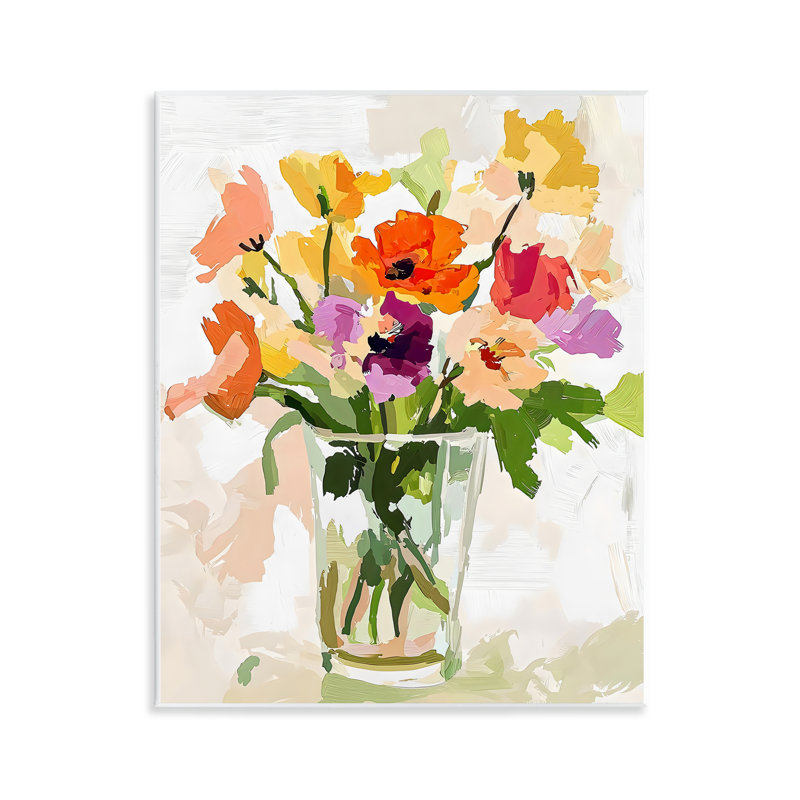 Plaque murale Bold Springy Blooms, design par Riley B