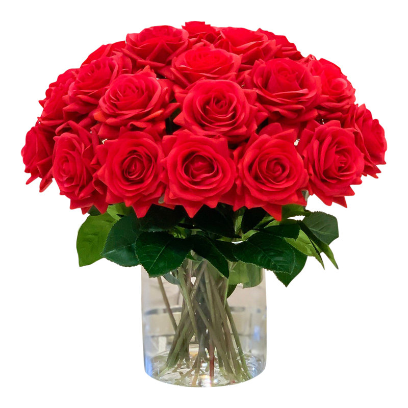 Centre de table rouge Real Touch