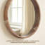 Miroir mural rond à cadre en bois - cadre épais de 2,5 pouces-953241160-953241163