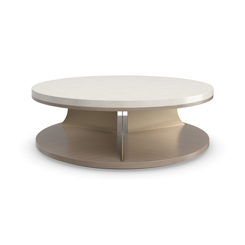 Braces Solid Wood Cocktail Table