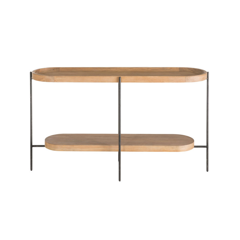 Lianah 143cm Solid Wood Top Console Table