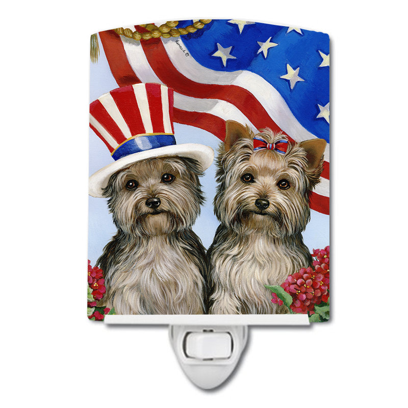 Poodle USA Ceramic Night Light, Yorkie