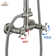 Steampunk Pressure Balanced Complete Shower System with Clawfoot Control Handle and Rough-in Valve