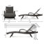 Ensemble de chaises longues avec table Hickey