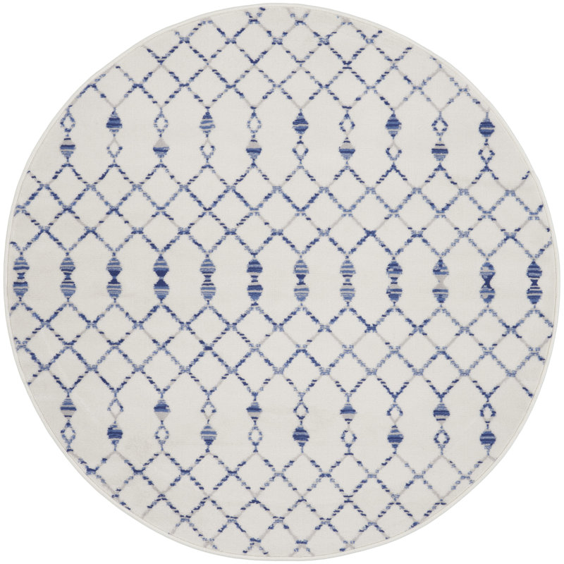 Tapis ivoire Harriet, Rond 5 pi