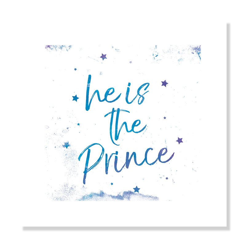 Impression sur papier Rolled Prince, H 16 po x l 16 po x P 1 po