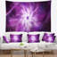 Tapisserie de feux d'artifice floraux mauve vif-28496321