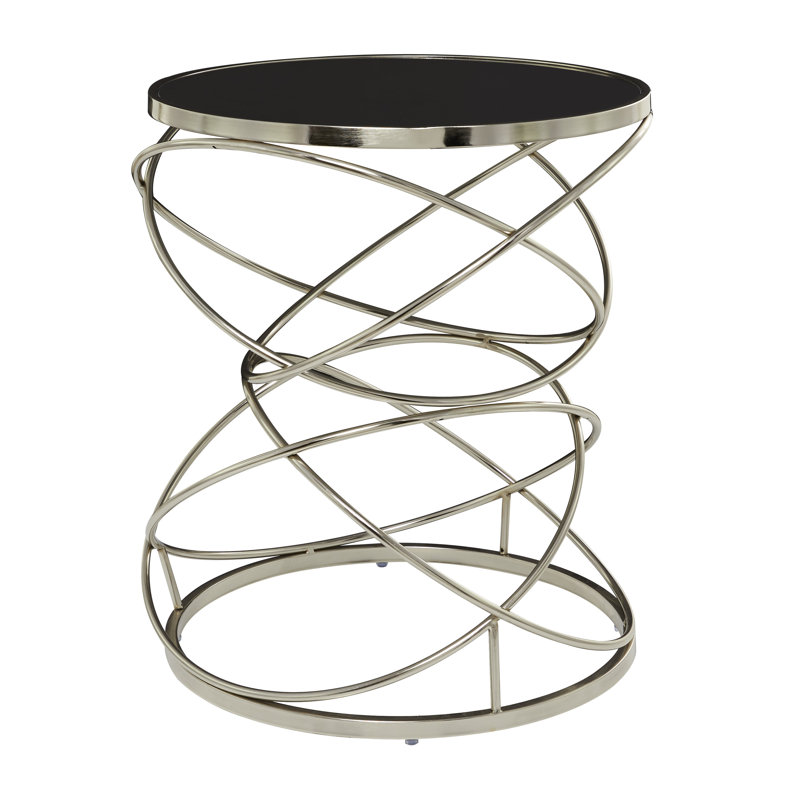 Table de bout cadrée, Argent