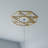 28"OD x 10 7/8"ID x 3/4"P Guardian Architectural Grade PVC Pierced Ceiling Medallion, Gold-40714990-40715008