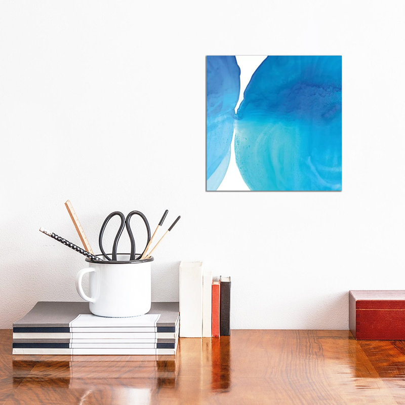 Pools Of Turquoise I by Piper Rhue - Wrapped Canvas Print, 30.48 cm H x 30.48 cm W