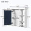 Armoire de rangement murale avec rangement