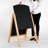 Wood Chalkboard with Slide in Panels