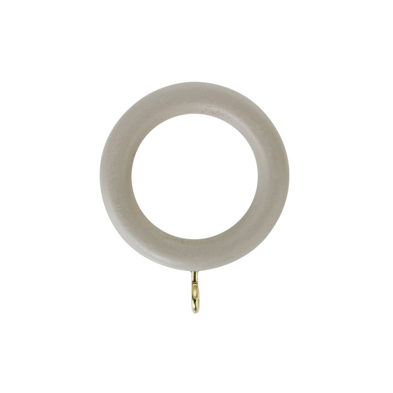 Keswick Curtain Rings, 2.8cm, Café Latte
