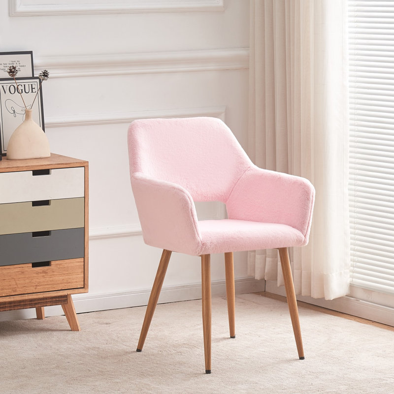 Chaise de salle à manger Outten, Rose
