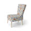 Chaise d'appoint Boho - chaise d'appoint bleue Summer Paisley Gardens-1681537650
