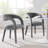 Pinnacle Performance Velvet Dining Chair Set Of Two In Brown-91110992