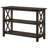 Deep Merlot Console Table with 2-shelf