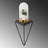 Triangle Spruce Solid Wood Accent Shelf