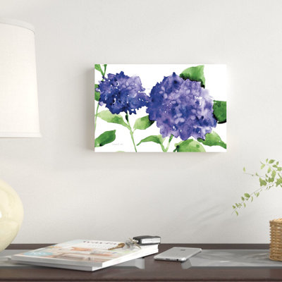 «Bright Hydrangeas» par Anne Tavoletti, reproduction d'art sur toile tendue