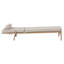 196cm Long Reclining Single Chaise with Cushions