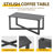 Patio Swivel Dining Chairs Set With Cushions-349376863