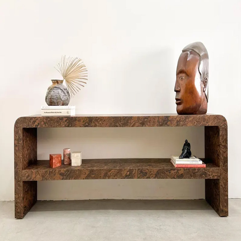 Console en bois de style français, H 29,5 po x l 78,7 po x P 15,7 po