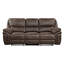 Canapé inclinable en peluche avec revêtement en microfibre et meubles en bois massif 1pc-999876057